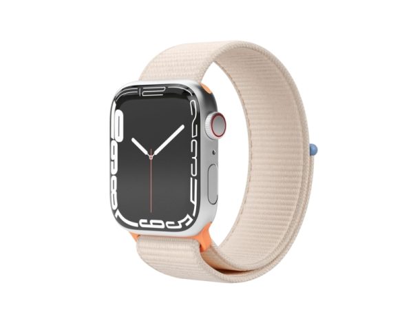 Vonmählen Fitness Loop, Rem, Smartwatch, Cremefarvet, Apple, Apple Watch 38 Mm / 40 Mm / 41 Mm, Nylon