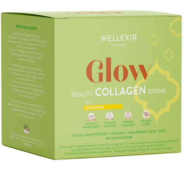 Wellexir Glow Beauty Drink - Lemonade (30 breve)