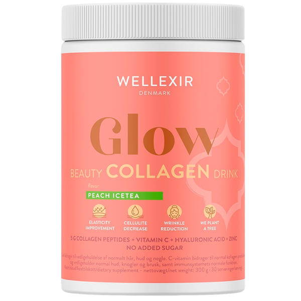 Wellexir Glow Beauty Drink - Peach Ice Tea (300 g)