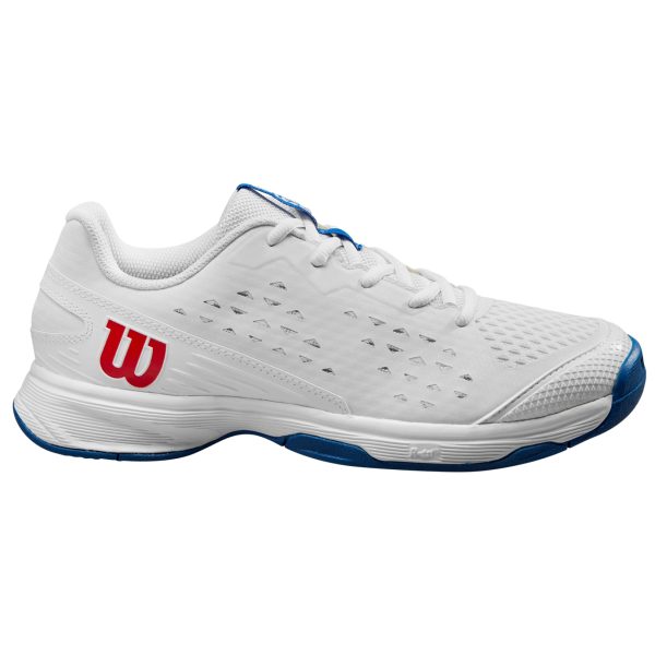 Wilson Rush Pro Jr L White/Deja Vu Blue