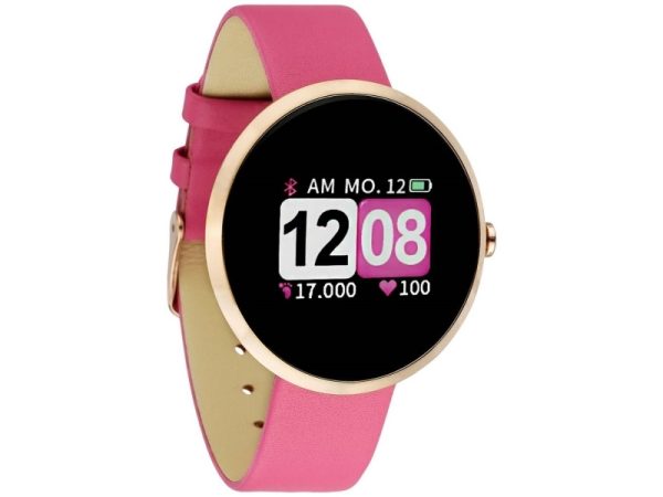 X-Watch Siona Color Fit Smartwatch Bær, Pink