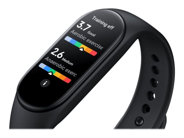 Xiaomi Smart Band 7 - Aktivitetssporer Med Bånd - Tpu - Håndledsstørrelse: 160-224 Mm - Display 1.62" - Bluetooth - 13.5 G - Sort