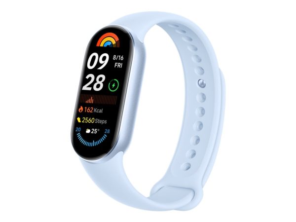 Xiaomi Smart Band 9 - Aktivitetssporer Med Rem - Tpu - Arktisk Blå - Håndledsstørrelse: 135-210 Mm - Display 1.62" - Bluetooth - 15.8 G