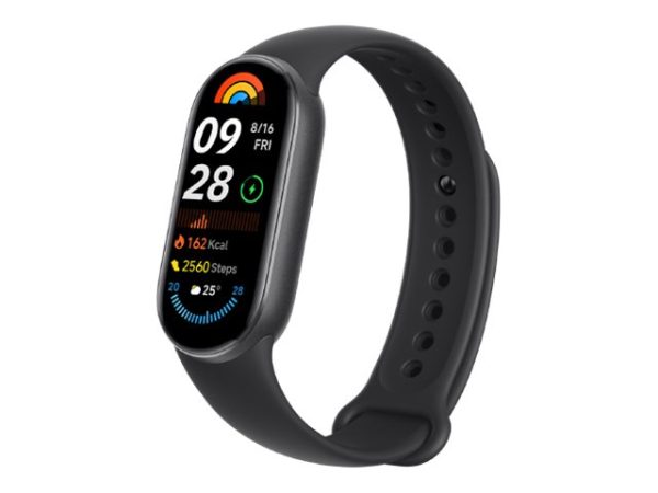 Xiaomi Smart Band 9 - Aktivitetssporer Med Rem - Tpu - Midnatssort - Håndledsstørrelse: 135-210 Mm - Display 1.62" - Bluetooth - 15.8 G