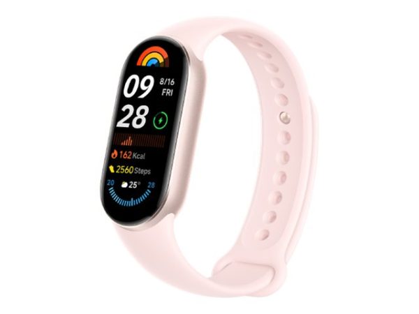 Xiaomi Smart Band 9 - Aktivitetssporer Med Rem - Tpu - Mystisk Rose - Håndledsstørrelse: 135-210 Mm - Display 1.62" - Bluetooth - 15.8 G