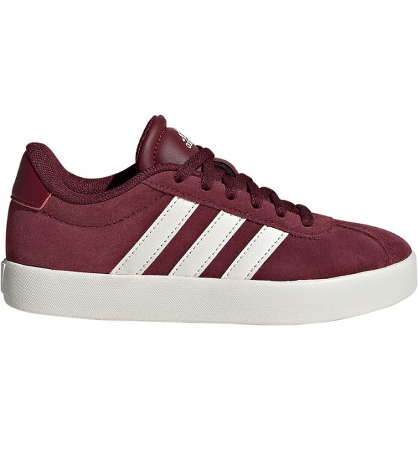 adidas Performance Sko - VL Court 3.0 K - Bordeaux Rød/Hvid