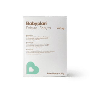 Babyplan Folsyre