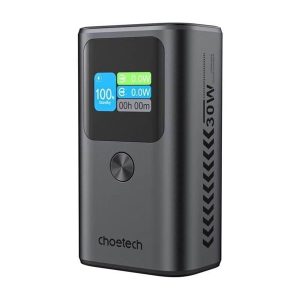 Choetech Power Bank B701 10000mAh PD30W (Grey) Powerbank - Grå - 10000 mAh