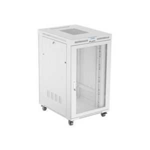 Lanberg FF01 series - rack - 800 x 1000 flat pack with mesh door - 27U