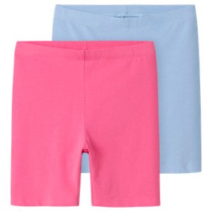 NAME IT 2-Pak Cykelshorts Vivian Serenity W. Carmine Rose