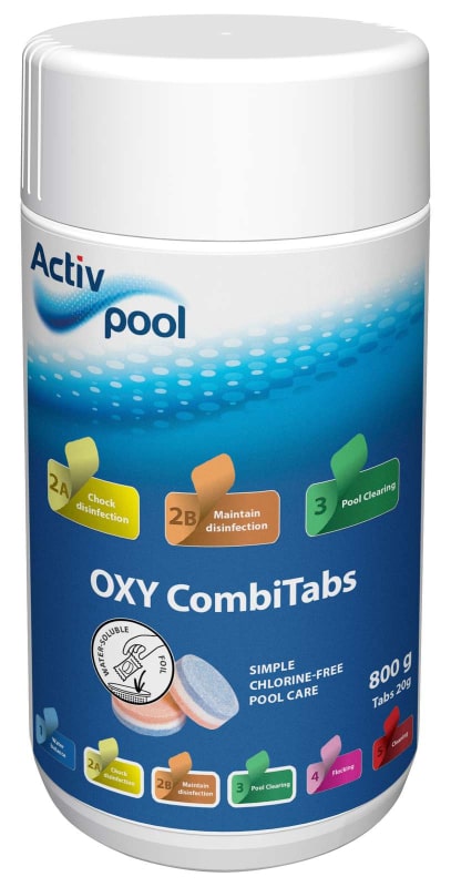 OXY Klorfrie Tabs til isbad, 20g, 800g dåse
