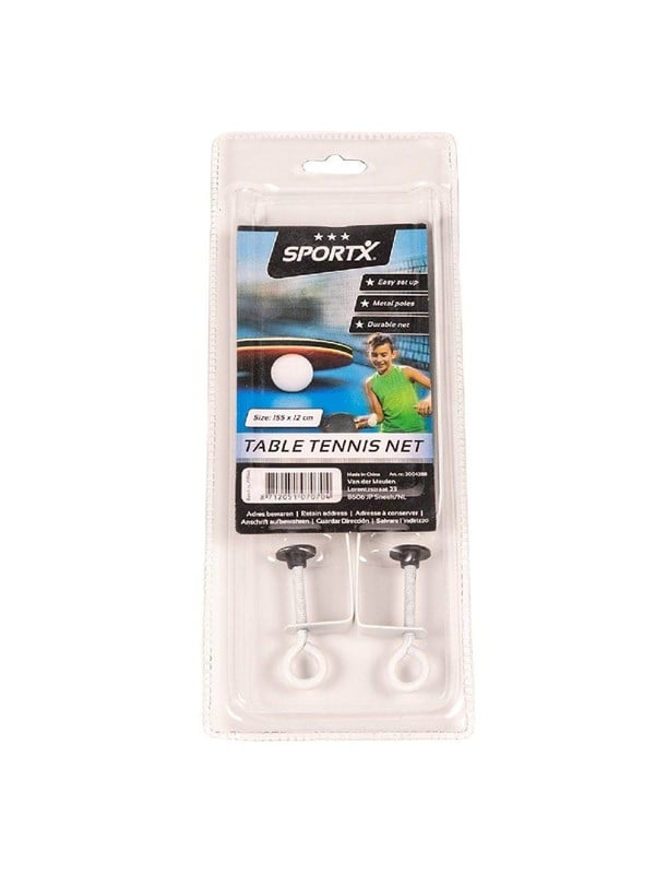 SportX Table Tennis Net in Blister
