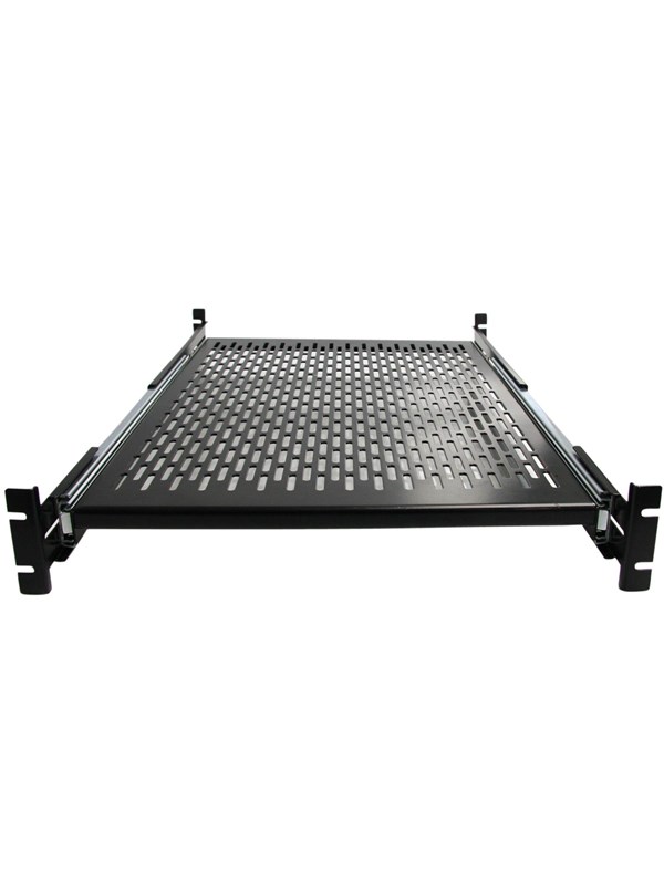 StarTech.com UNISLDSHF19 - 2U - Sliding Rack Shelf