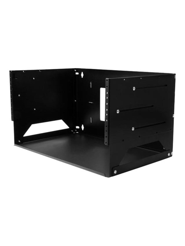 StarTech.com Wall-Mount Server Rack with Built-in Shelf - Solid Steel - 4U