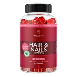 VitaYummy Hair & Nails Raspberry - 90 stk.