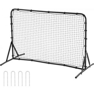 6x4FT Soccer Rebound Trainer Soccer Training Equipment Double-Sided Net