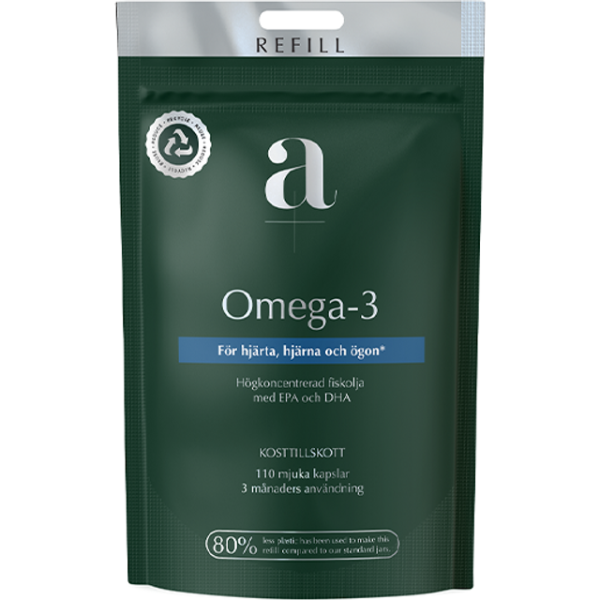 A+ Omega 3 Refill 110 Kapslar