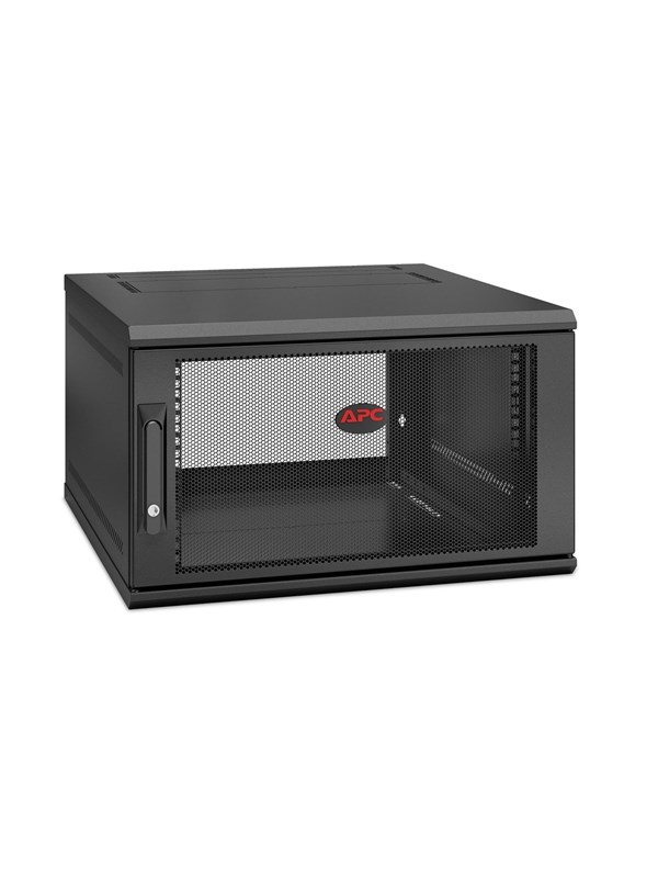 APC AR106SH6 NetShelter 6U Wallmount Rack Enclosure Cabinet Single Hinged Server Depth