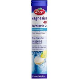 Abtei Magnesium 400 Plus Vitamin C + E 15