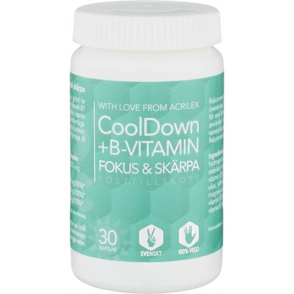 Acrilex Egenvård Cooldown + B-Vitamin 30 stk