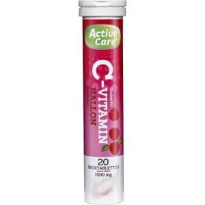 Active Care C-Vitamin Raspberry 20 stk