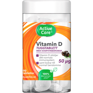 Active Care Vitamin D 50ug 90 stk