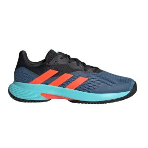 Adidas CourtJam Control AC (Mens, Sort/Multi) Padelsko - 40
