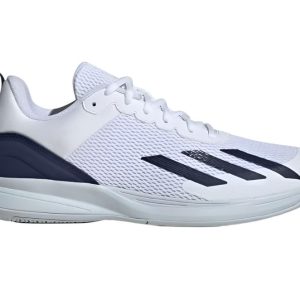 Adidas Courtflash Speed Padelsko (Cloud White/Dark Blue/Halo Blue) - 40