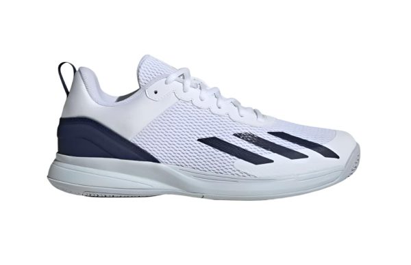 Adidas Courtflash Speed Padelsko (Cloud White/Dark Blue/Halo Blue) - 40