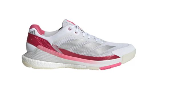 Adidas Crazyquick Boost Women Padelsko (Cloud White/Silver Metallic/Lucid Pink) - 36 2/3