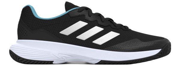 Adidas Gamecourt 2 AC Padelsko (Dame, Sort/Turkis) - 38