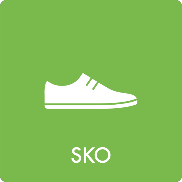 Affaldsskilt Sko AF3604