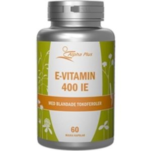 Alpha Plus E-Vitamin 400IE 60 stk