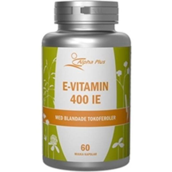 Alpha Plus E-Vitamin 400IE 60 stk