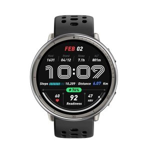 Amazfit Active 2 Round 44mm - Black Sport Silicone