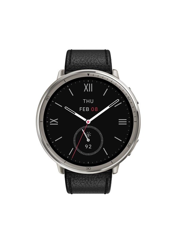 Amazfit Active 2 Round NFC 44mm - Black Leather