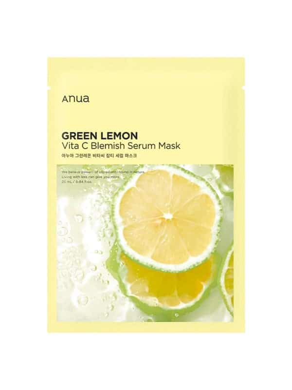 Anua Green Lemon Vita C Blemish Serum Mask