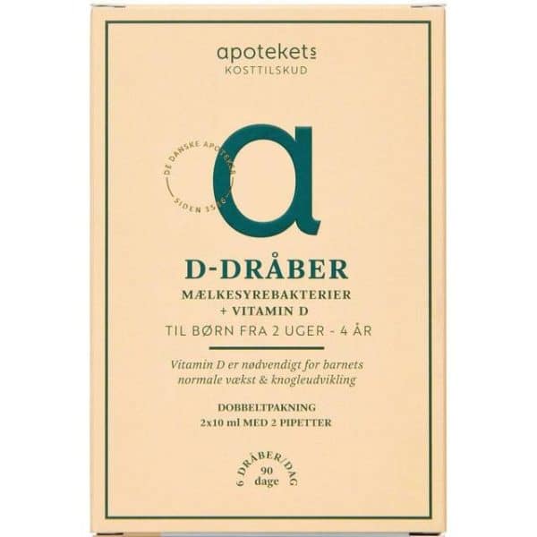 Apotekets D-Drops With Lactic Acid