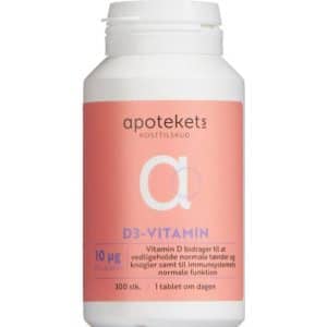 Apotekets D3-Vitamin Kosttilskud 300 stk 300 stk