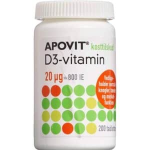 Apovit D3 Vitamin 20µg 200 stk