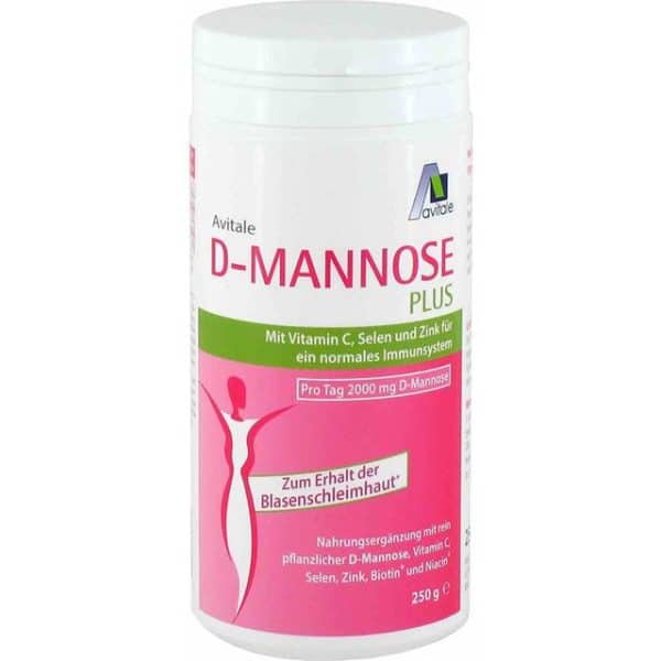 Avitale D-Mannose Plus 2000 mg Pulver m.Vit.u.Mineralstof. 250 g