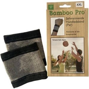 Bamboo Pro Håndledsbind Selvvarmende 1 Par