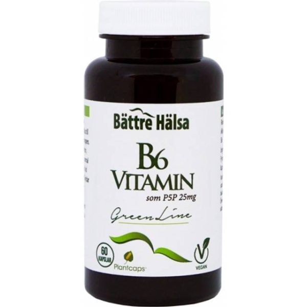 Bättre hälsa B6 Vitamin 25mg 60 stk
