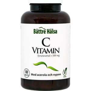 Bättre hälsa C Vitamin 500mg 100 stk