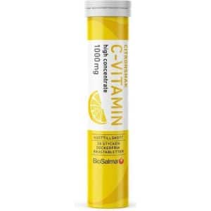 BioSalma C Vitamin 1000mg Lemon 20 stk