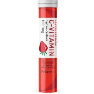 BioSalma C-vitamin 1000mg Jordgubb 20 brustabletter
