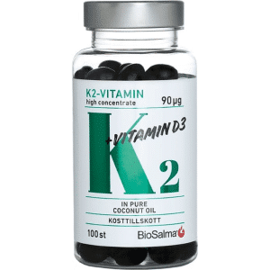 BioSalma K2 90µg + Vitamin D3 100 stk