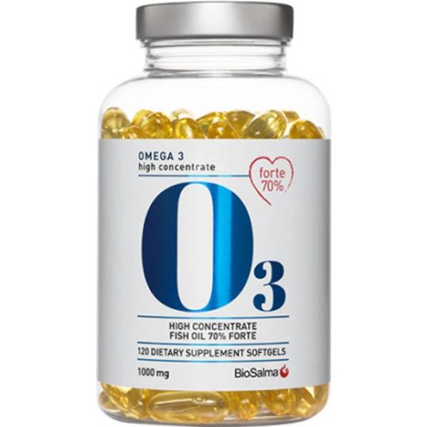 BioSalma Omega3 Forte 70% High Concentrate 120 stk
