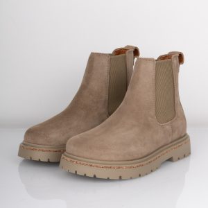 Birkenstock - Sko - Highwood Slip On Women Suede Leather - Taupe