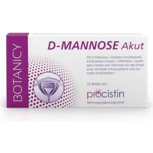 Botanicy D-MANNOSE + CRANBERRY AKUT, Pulver Sticks